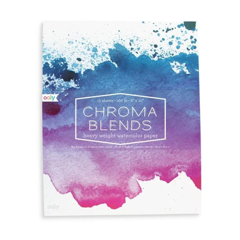 OOLY Akvarellblock Chroma Blends